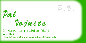 pal vojnits business card